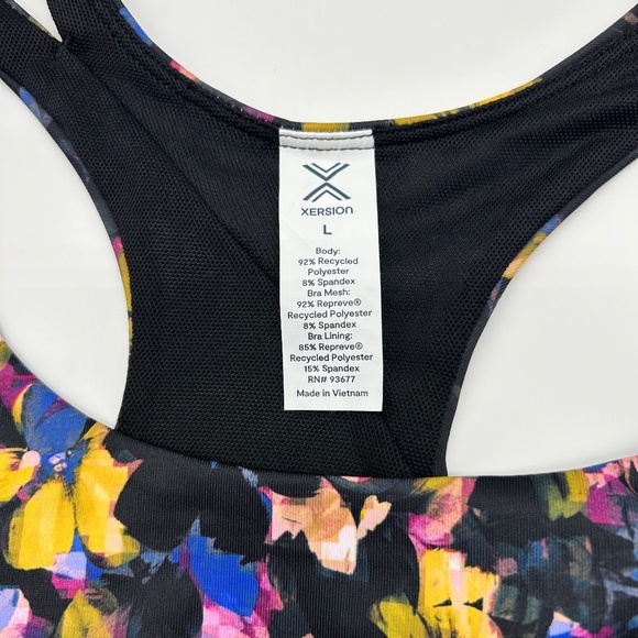 Xersion Women's Pixel Floral Medium Support Sports Bra Sizes S M L XL - Picture 7 of 10